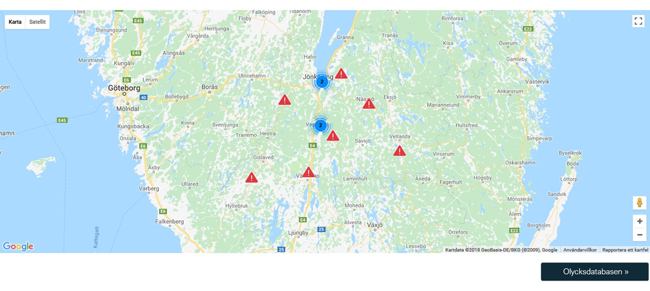 Trafikolyckor i Jönköping